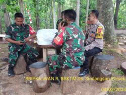 SILAHTURAHMI SINERGRITAS TNI-POLRI GUNA MEWUJUDKAN SITUASI KONDUSIP ,DIWILAYAH HUKUM POLRES SUMEDANG POLSEK SUKASARI
