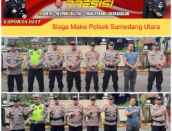 Kegiatan Jaga Mako Polsek Sumedang Utara Kabupaten Sumedang