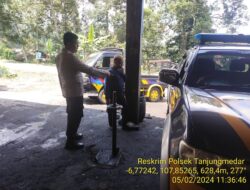 Antisipasi terjadinya Curas,Curat, dan Curanmor, Polsek Tanjungmedar Polres Sumedang Polda Jabar melaksanakan KRYD siang hari