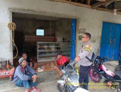 Bhabinkamtibmas Desa Sukamukti Polsek Tanjungmedar Polres Sumedang Polda Jabar laksanakan sambang/silatrahmi kamtibmas