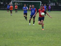 Polres Lahat Menggelar  Olahraga Bersama