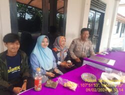 Kapolsek Tanjungmedar IPTU HAJID ABDULAH, SH melaksanakan Kegiatan Jumat Curhat