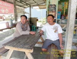 Aiptu Aceng,SH Bersama Bripka Yuyun Yuwana melaksanakan sambang/silatrahmi kamtibmas