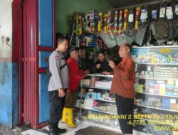 Bripka Dani Santika Bhabinkamtibmas Polsek Tanjungmedar Polres Sumedang laksanakan sambang/silatrahmi kamtibmas