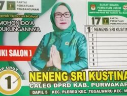 Neneng Sri Kustinah Bergerak Bersama Rakyat Calon Legislatif Dapil 5 Plered Tegalwaru Maniis