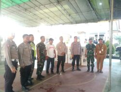 Dalam Monitoring Pendistribusian Logistik Pemilu yang Di lakukan Muspika Babelan Di Kelurahan Bahagia Tidak Terlihat Camat Babelan Maupun Yang Mewakili
