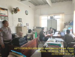 Sambang dan Silaturahmi Kamtibmas di Kantor Desa Legok Kaler, Paseh, Kabupaten Sumedang