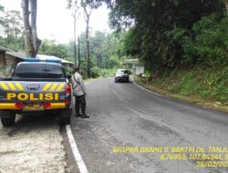Polsek Tanjungmedar Polres Sumedang melaksanakan KRYD siang hari antisipasi gangguan keamanan