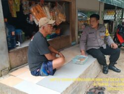 Aiptu Iwan Kurniawan Bhabinkamtibmas Polsek Tanjungmedar Polres Sumedang laksanakan sambang/silatrahmi Kamtibmas 