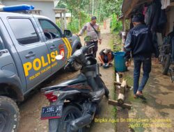 antisipasi gangguan keamanan, Polsek Tanjungmedar Polres Sumedang melaksanakan KRYD siang hari