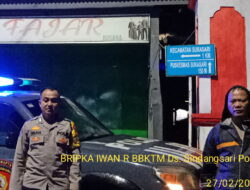 Jaga Situasi Kamtibmas, Anggota Polsek Sukasari Rutin Laksanakan Patroli KRYD Blue Light / Malam hari di Wilayah Kecamatan Sukasari Kabupaten Sumedang