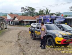 Jaga kamtibmas tetap kondusif, Polsek Tanjungmedar Polres Sumedang melaksanakan KRYD siang hari