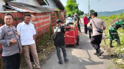 Peringati HPSN 2024, Tiga Pilar di Majalengka Bersihkan Sampah di Lingkungan TPU Kubang