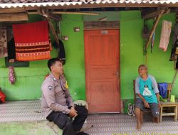 Jalin Silaturahmi dengan Warga Binaan Bhabinkamtibmas Desa Marongge Berikan Pesan-pesan Kamtibmas