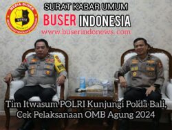 Tim Itwasum Polri Kunjungi Polda Bali, Cek Pelaksanaan OMB Agung 2024
