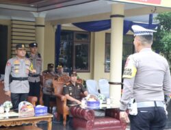Kapolres Pagar Alam Pimpin Apel Operasi Keselamatan Musi T.A 2024 