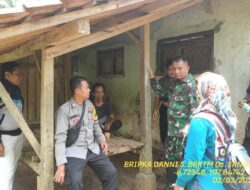 Bripka Dani Santika melaksanakan sambang/silatrahmi Kamtibmas dan dumas keliling dalam rangka BEYOND TRUST PRESISI di wilayah Kec. Tanjungmedar