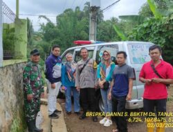 Bripka Dani Santika Bhabinkamtibmas Polsek Tanjungmedar Polres Sumedang laksanakan sambang di desa Tanjungmedar