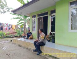 Bhabinkamtibmas Desa Sukamukti Polsek Tanjungmedar Polres Sumedang laksanakan silaturahmi kamtibmas