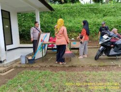 Bripka Agus Sukmana Bhabinkamtibmas Polsek Tanjungnedar melaksanakan sambang Kamtibmas dalam rangka BEYOND TRUST PRESISI