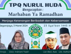 Menyambut Bulan Suci Ramadhan 1445 H TPQ Nurul Huda Kp Pegadungan Menggelar Acara Penutupan Pengajian Sementara