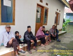 Bhabinkamtibmas Polsek Tanjungmedar Bripka Agus Sukmana melaksanakan sambang dalam rangka BEYOND TRUST PRESISI