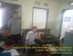 SILAHTURAHMI KAMTIBMAS GUNA MEWUJUDKAN SITUASI KONDUSIF, DIWILAYAH HUKUM POLRES SUMEDANG POLSEK SUKASARI KHUSUSNYA DIWILAYAH DESA NANGERANG