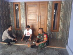 Bhabinkamtibmas Polsek Tomo Bersama Babinsa Jalin Silaturahmi dengan Warga Binaan