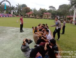 Personel Polres Pagar Alam Tes Kesamaptaan Jasmani Semester pertama
