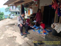 Bhabinkamtibmas Desa Sukamukti Polsek Tanjungmedar Polres Sumedang Polda Jabar laksanakan sambang/silatrahmi kamtibmas