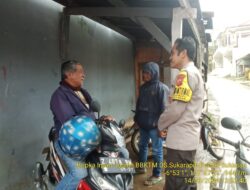 Bhabinkamtibmas Desa Sukarapih Melaksanakan Giat Sambang Dan Silaturahmi Kepada Warga masyarakat.