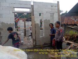 SILAHTURAHMI KAMTIBMAS GUNA MEWUJUDKAN SITUASI KONDUSIF, DIWILAYAH HUKUM POLRES SUMEDANG POLSEK SUKASARI KHUSUSNYA DIWILAYAH DESA NANGERANG
