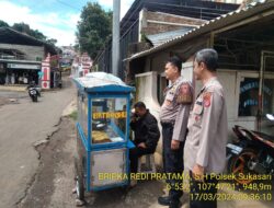 KAPOLSEK SUKASARI BESERTA ANGGOTA SAMAPTA POLSEK SUKASARI MELAKSANAKAN PATROLI SIANG HARI KE TEMPAT – TEMPAT RAWAN GANGGUAN KAMTIBMAS 