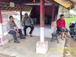Aipda Vera Kusnandar bersama Bripka Dani Santika melaksanakan sambang/silatrahmi Kamtibmas dan dumas keliling dalam rangka BEYOND TRUST PRESISI 