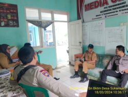 Bhabinkamtibmas Desa Sukamukti Polsek Tanjungmedar laksanakan sambang/silatrahmi kamtibmas