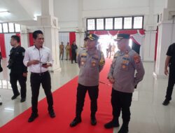 Kapolres Sumedang Pimpin Pengamanan Sidang Senat Terbuka Dies Natalis ke-68 IPDN