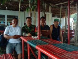 Sertu Antoni Babinsa Koramil 404-02/Prabumulih Giat Laksanakan Kosmos