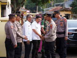 Kapolres Sumedang Tinjau Kesiapan Polsek Rancakalong dan Pamulihan Menyambut Mudik Lebaran