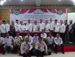 Pelantikan Dewan Pimpinan Kecamatan Muba Hadirkan Ketum DPP APDESI dan PJ Gubernur Sumatera Selatan