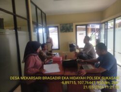 SILAHTURAHMI KAMTIBMAS GUNA MEWUJUDKAN SITUASI KONDUSIP, DIWILAYAH HUKUM POLRES SUMEDANG POLSEK SUKASARI KHUSUSNYA DIWILAYAH DESA MEKARSARI