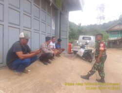 SINERGRITAS TNI POLRI MELAKSANAKAN SAMBANG SILATURAHMI BERSAMA DIWILAYAH DESA Banyuresmi KEC. SUKASARI KAB. SUMEDANG