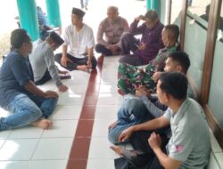 Kapolsek Tomo bersama anggota melaksanakan kegiatan “Jumat Curhat” Dalam Rangka Program Quick Wins Presisi Polri