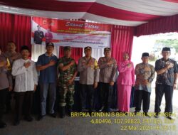 kunjungan Kerja Kapolres Sumedang AKBP JOKO DWI HARSONO, S.I.K, M.Hum dan Ketua Bhayangkari Cabang Sumedang Ny. LINDA JOKO DWI HARSONO beserta PJU