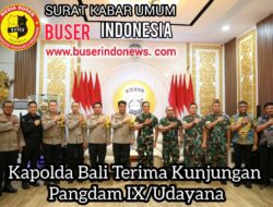 Kapolda Bali Terima Kunjungan Pangdam IX/Udayana