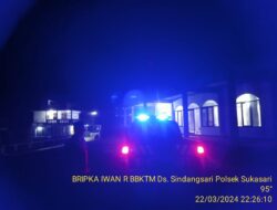 ANGGOTA POLSEK SUKASARI MELAKSANAKAN PATROLI MALAM HARI KE TEMPAT – TEMPAT RAWAN GANGGUAN KAMTIBMAS DI WILAYAH KECAMATAN SUKASARI