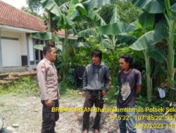 Bhabinkamtibmas Desa Sukarapih Melaksanakan Giat Sambang Dan Silaturahmi Kepada Warga masyarakat