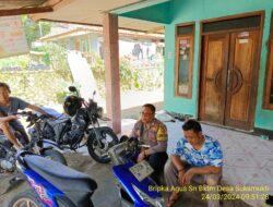 Bktm Desa Sukamukti melaksanakan sambang/silatrahmi Kamtibmas dan dumas keliling dalam rangka BEYOND TRUST PRESISI di wilayah Kec. Tanjungmedar