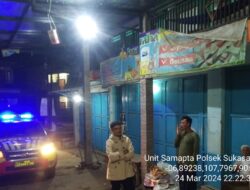 PASTIKAN KEAMANAN WARGANYA ANGGOTA POLSEK SUKASARI POLRES SUMEDANG TERUS LAKSANAKAN PATROLI MALAM