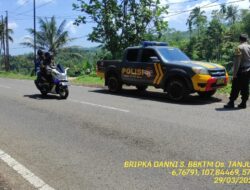 Untuk mencegah terjadinya C3 (Curas,Curat, dan Curanmor) Polsek Tanjungmedar Polres Sumedang Polda Jabar melaksanakan KRYD siang hari