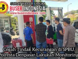 Cegah Tindak Kecurangan Di SPBU, Polresta Denpasar Lakukan Monitoring